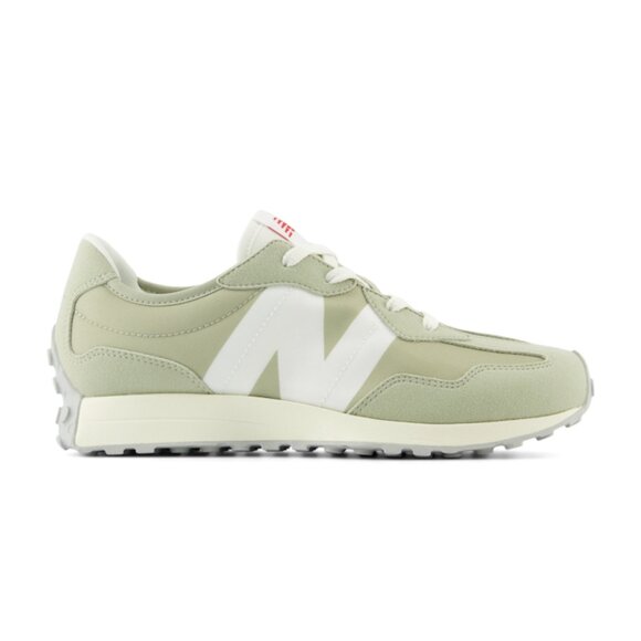 🍃 New Balance 327 – Green Nylon & Suede – Size 39 EU / US 8.5 – NWT 🍃 - Picture 7 of 12